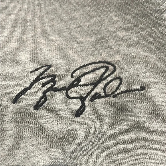 Jordan Gray Zip-Up Sweatshirt with Hood - Picture 4 of 6